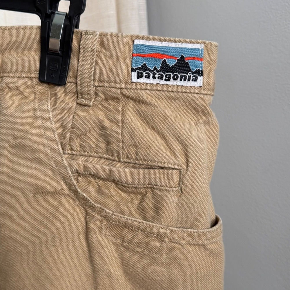Patagonia Heritage Stand Up Shorts Organic Cotton Canvas Utility Khaki Men's 36